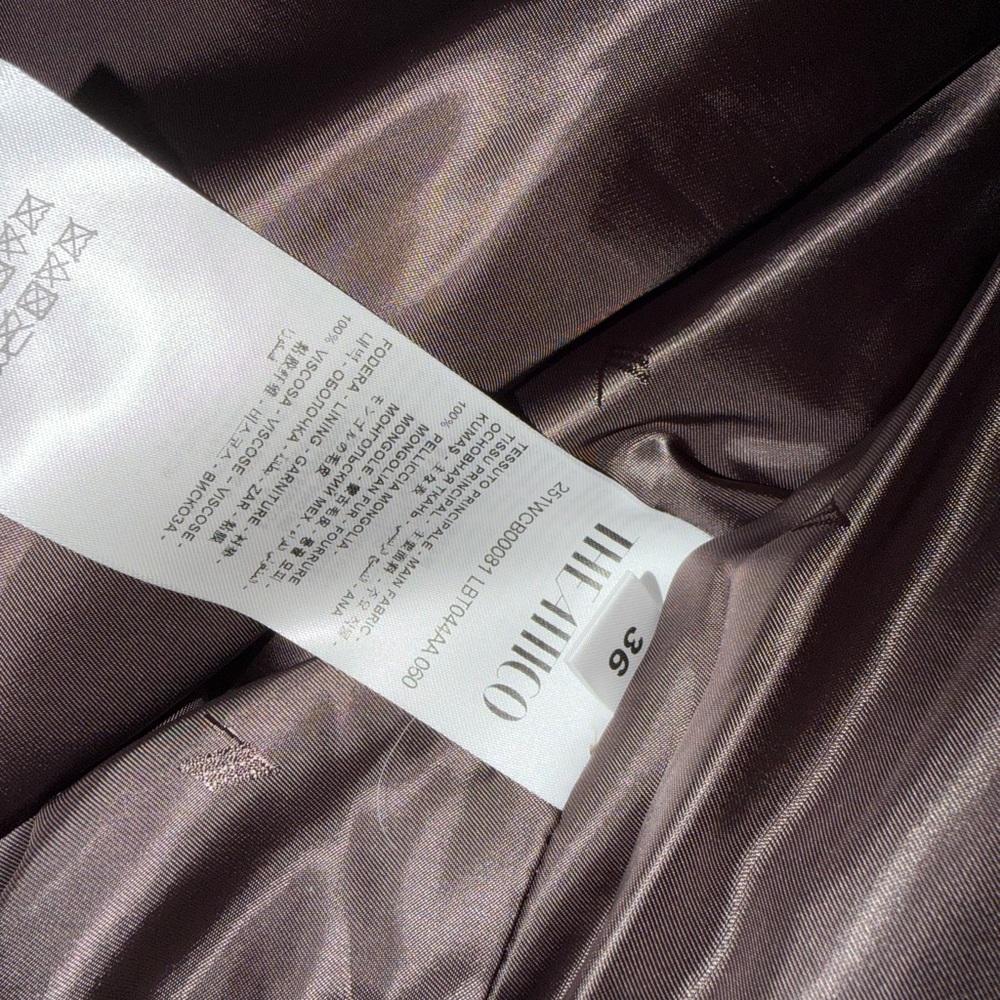 The Attico Cropped Shearling Jacket (36) - Picture 6 of 15